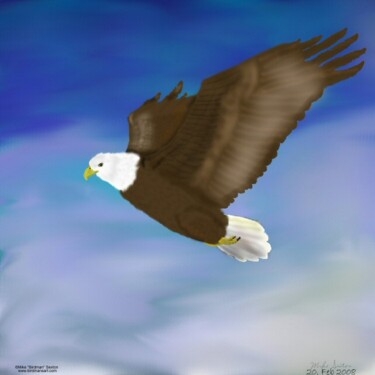 Painting titled "Soaring High" by Mike Sexton, Original Artwork, Oil