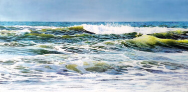 Painting titled "HIGH TIDE" by Mike Smith, Original Artwork, Oil