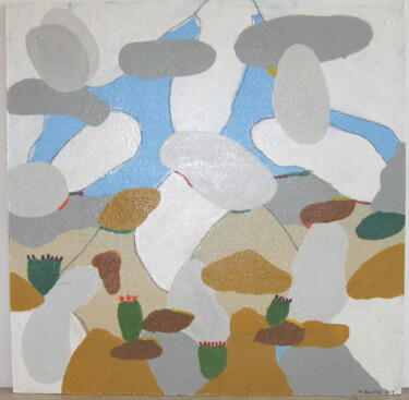 绘画 标题为“Desert Dream 2” 由Mike Smoller, 原创艺术品, 丙烯 安装在其他刚性面板上