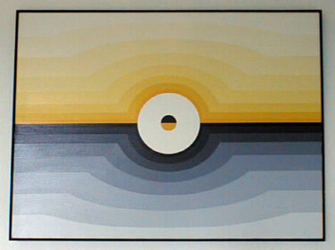 Painting titled "Solar Eclipse" by Mike Smoller, Original Artwork