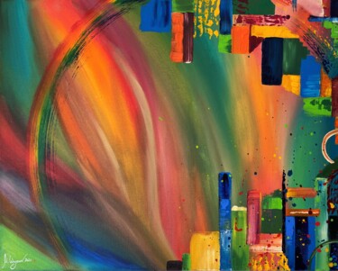 Malerei mit dem Titel "Eternity" von Mike Wagener, Original-Kunstwerk, Acryl