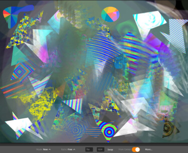 Digital Arts titled "Polygons" by Mike Williams, Original Artwork, 2D Digital Work