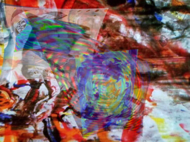 Digital Arts titled "The Aether Warp" by Mike Williams, Original Artwork, Digital Painting