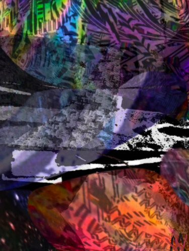 Digital Arts titled "Crevasse" by Mike Williams, Original Artwork, 2D Digital Work
