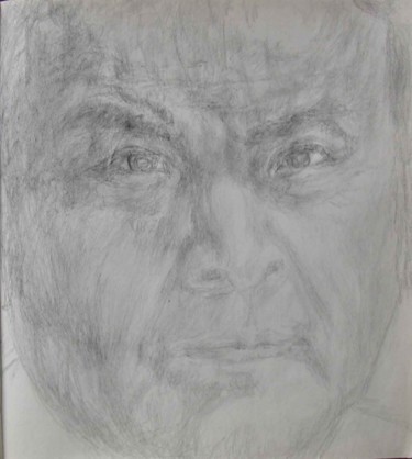 Drawing titled "man of watching and…" by Mike Lee, Original Artwork