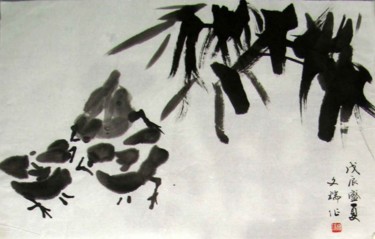 Painting titled "zhuyuji.jpg" by Mike Lee, Original Artwork