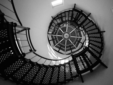 Photography titled "Lighthouse stairs" by Mike Valeriani, Original Artwork