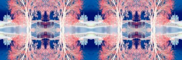 Digitale Kunst getiteld "Mandala - Notre-Dam…" door Mikha, Origineel Kunstwerk, 2D Digital Work