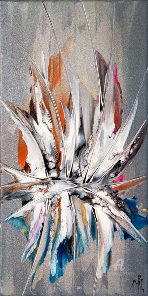 Картина под названием "Fly away" - Mikha, Подлинное произведение искусства, Акрил