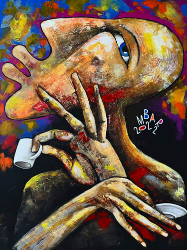 Картина под названием "Taste of life" - Mikhail Baranovskiy, Подлинное произведение искусства, Акрил Установлен на Деревянна…
