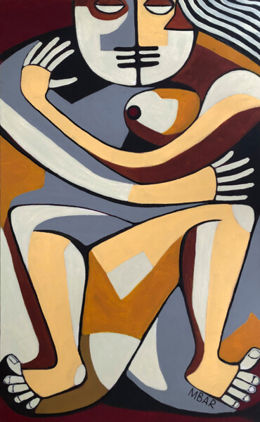 Painting titled "Sex on the beach" by Mikhail Baranovskiy, Original Artwork, Acrylic Mounted on Wood Stretcher frame