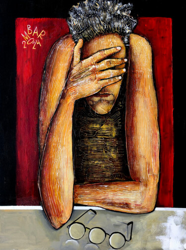 Картина под названием "So I see" - Mikhail Baranovskiy, Подлинное произведение искусства, Акрил Установлен на Деревянная рам…