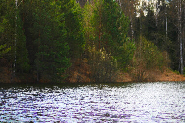 Arts numériques intitulée "By the river" par Mikhail Deshuk, Œuvre d'art originale, Peinture numérique