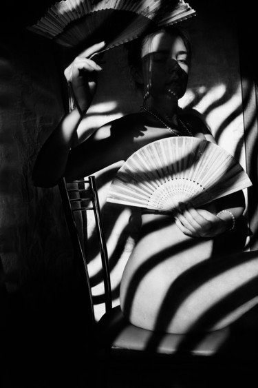 Fotografía titulada "shadows of waves an…" por Mikhail Faletkin, Obra de arte original, Fotografía digital
