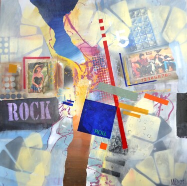 Peinture intitulée "Rock and Roll" par Mikhail Mantulin, Œuvre d'art originale, Huile