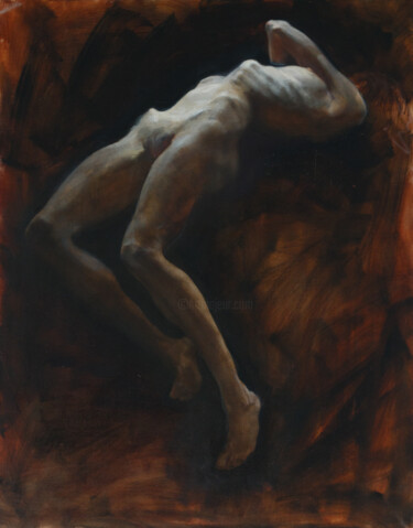 Malerei mit dem Titel "Soul II" von Mikhail Sol, Original-Kunstwerk, Öl