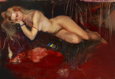 Malerei mit dem Titel "Disappointment" von Mikhail Sol, Original-Kunstwerk, Öl