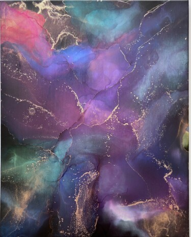 Картина под названием "Вселенная бесконечна" - Mikhailova, Подлинное произведение искусства, Чернила