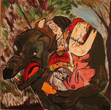 Pintura intitulada "Breaking Bad" por Mikhey Chikov, Obras de arte originais, Acrílico