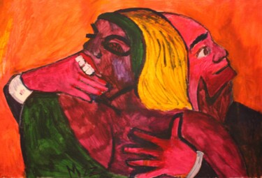 Pintura titulada "Tango" por Mikhey Chikov, Obra de arte original, Acrílico