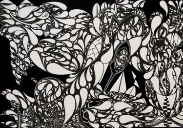 Картина под названием "600-abstract.jpg" - Mr. Morpheus, Подлинное произведение искусства