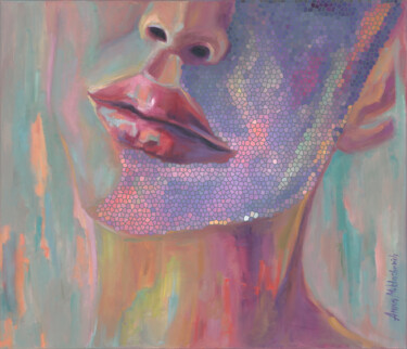 COSMIC - limited edition giclee prints on canvas - 1/10 Digitale Künste mit dem Titel "COSMIC - limited ed…" von Anna Miklashevich, Original-Kunstwerk, Digitale Malerei