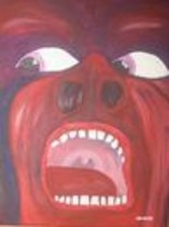Peinture intitulée "la peur" par Michel Lacoste, Œuvre d'art originale