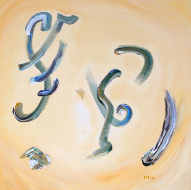 Peinture intitulée "infime-parcelle-de-…" par Alain Mila, Œuvre d'art originale, Acrylique