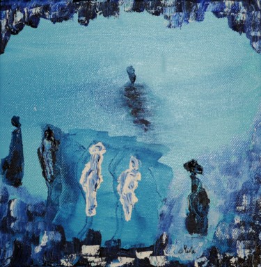 Peinture intitulée "Evanescence" par Alain Mila, Œuvre d'art originale, Huile