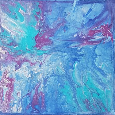 Malerei mit dem Titel ""Ocean"" von Liudmila Bergès, Original-Kunstwerk, Acryl