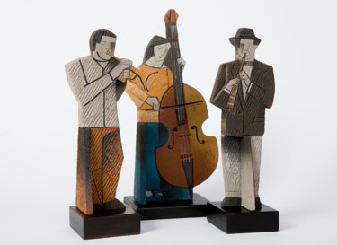 Sculpture titled "Jazz" by Mila Montoro, Original Artwork, Home Décor