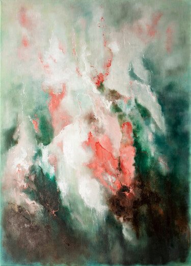 제목이 "Nothing compares..."인 미술작품 Mila Moroko로, 원작, 기름 나무 들것 프레임에 장착됨