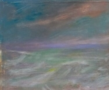 Peinture intitulée "Пейзаж море" par Mila Smagliy, Œuvre d'art originale, Huile