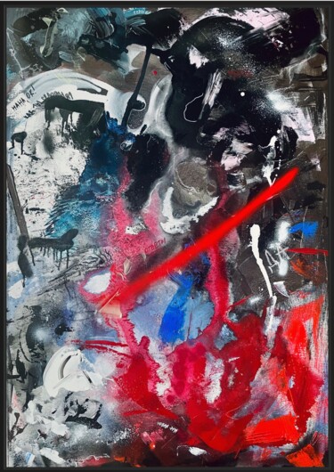 Картина под названием "THE UNIVERSE" - Mila Stone, Подлинное произведение искусства, Акрил Установлен на Деревянная рама для…