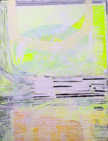 Malerei mit dem Titel "Lightexperience No.…" von Mila Weis, Original-Kunstwerk, Acryl Auf Keilrahmen aus Holz montiert
