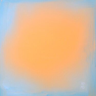 Картина под названием "The Beginning No. 10" - Mila Weis, Подлинное произведение искусства, Акрил Установлен на Деревянная р…