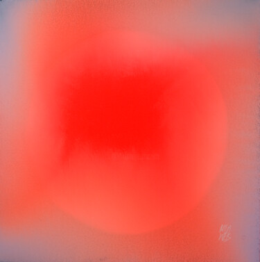 Картина под названием "The Beginning No. 8" - Mila Weis, Подлинное произведение искусства, Акрил Установлен на Деревянная ра…