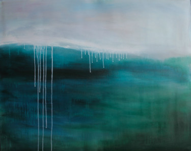 Peinture intitulée "ATLANTIC OCEAN" par Milaa Rus, Œuvre d'art originale, Acrylique