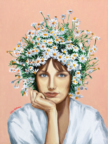 Картина под названием "Parisienne" - Mila Kochneva, Подлинное произведение искусства, Масло