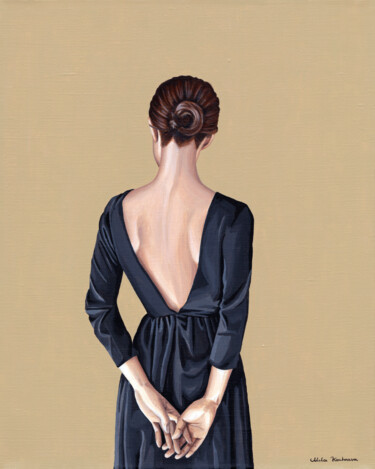 Painting titled "Diana. Fragile Crea…" by Mila Kochneva, Original Artwork, Acrylic