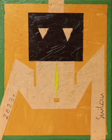 Картина под названием "Этюд N8 к картине "…" - Милан Джурджевич, Подлинное произведение искусства, Масло