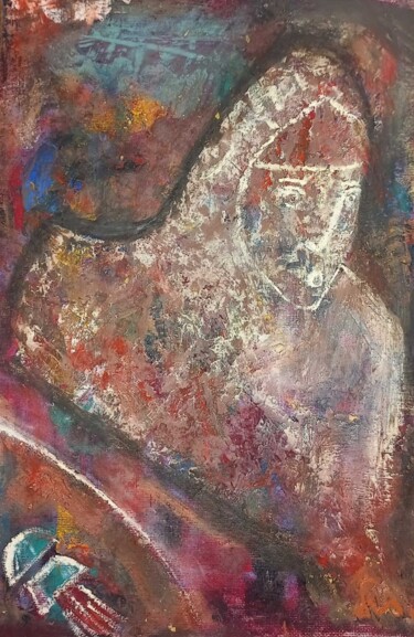 Painting titled "Ты выше всех! Моя ж…" by Milan Dzurdzevic, Original Artwork, Oil