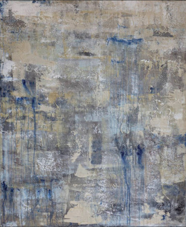 Картина под названием "Flow" - Mila Oz, Подлинное произведение искусства, Акрил Установлен на Деревянная рама для носилок