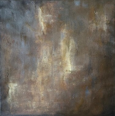 Painting titled "Lights reflected af…" by Mila Oz, Original Artwork, Acrylic Mounted on Wood Stretcher frame