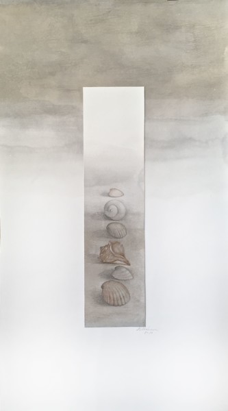 Collages titulada "mm028.jpg Conchas" por Milena Mateva, Obra de arte original, Papel