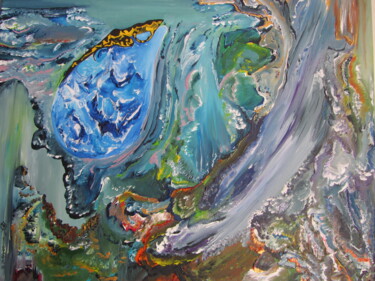 Painting titled "Fusion "Esprit de l…" by Miléna Rylska, Original Artwork, Acrylic