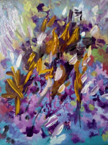 Malerei mit dem Titel "iris.jpg" von Milena Aere, Original-Kunstwerk, Acryl