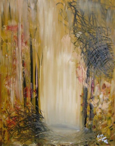 Painting titled "Between two worlds" by Milena Milusheva, Original Artwork, Oil