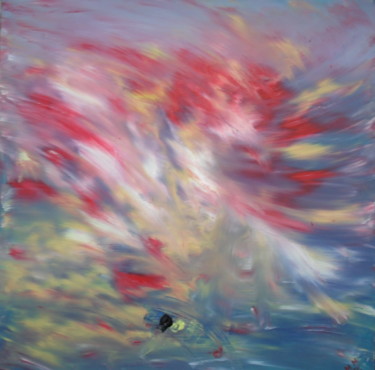 Painting titled "Storm" by Milena Milusheva, Original Artwork, Oil