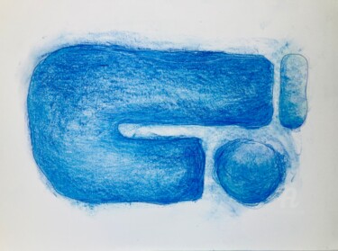 Tekening getiteld "A letter to you" door Miler Art, Origineel Kunstwerk, Pastel